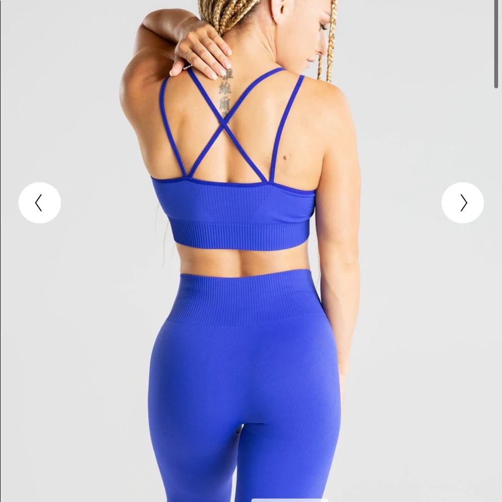 Blue/purple sports bra